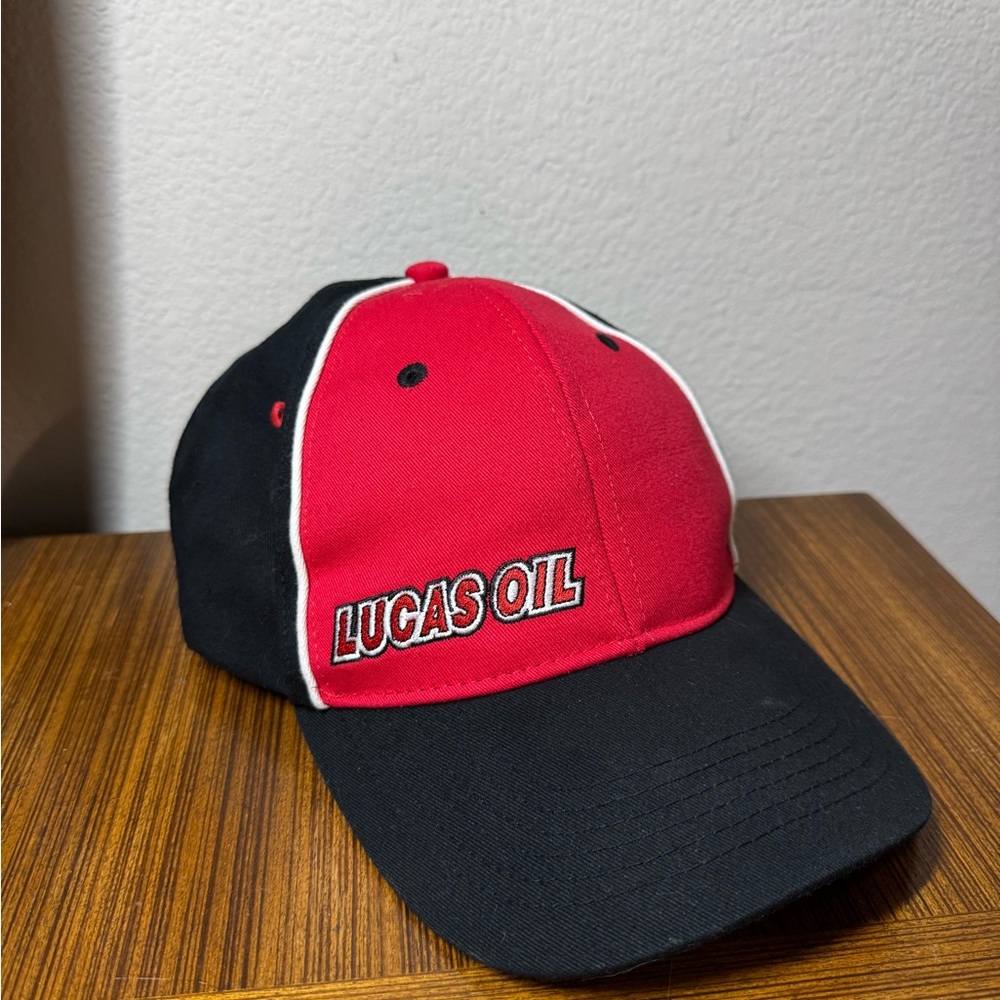 Lucas Oil Red and Black Cap
